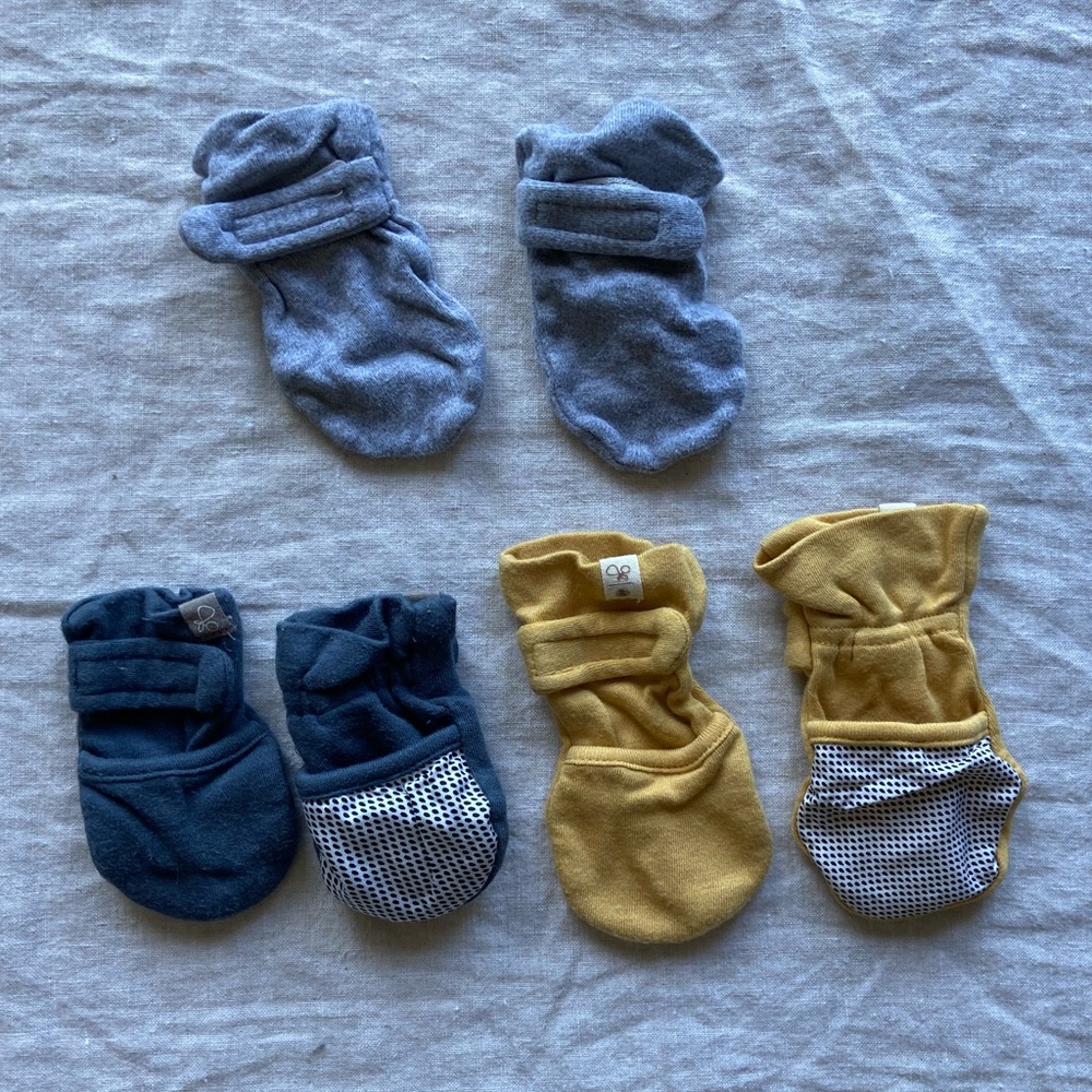 Goumikids Baby Mittens, 3 Pair